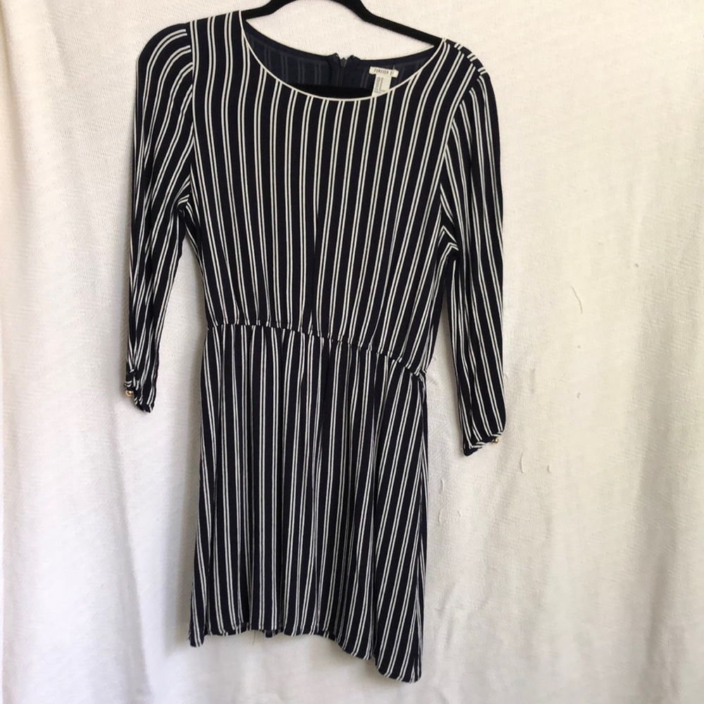 Striped mini dress from forever 21! Cute w/ rider boots or cowboy boots - rodeo